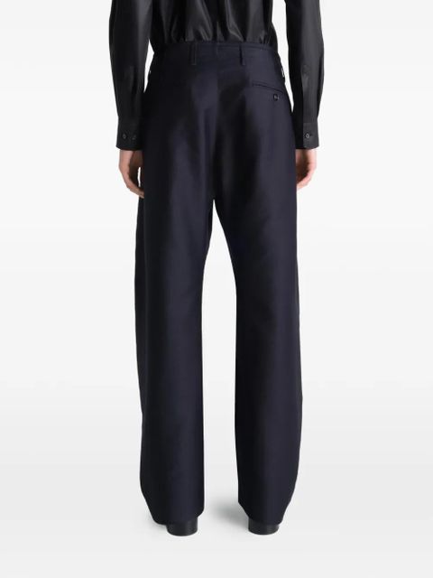 LEMAIRE twisted chino trousers - Blue