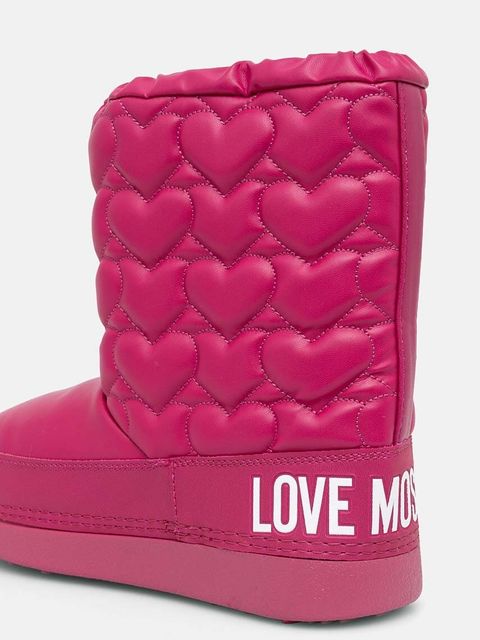 Love Moschino śniegowce kolor różowy JA24082G1LISE626 - zdjęcie produktu nr 2