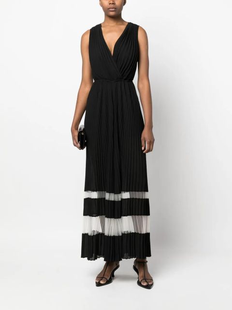 TWINSET sleeveless pleated dress - Black - zdjęcie produktu nr 2
