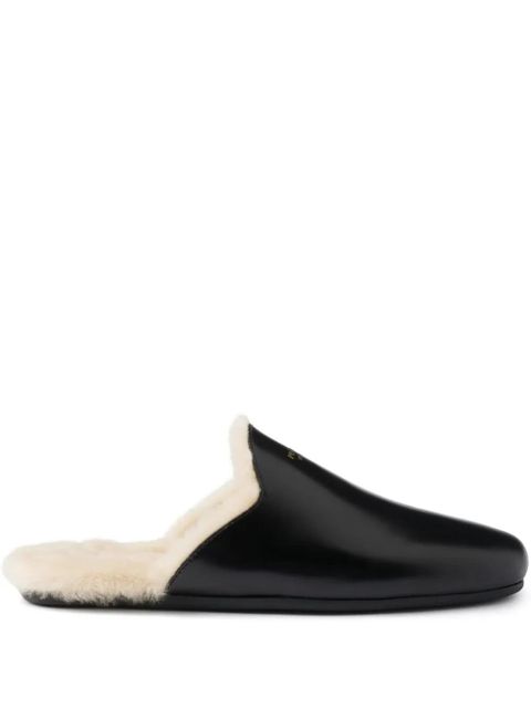Prada leather mules - Black - zdjęcie produktu nr 1