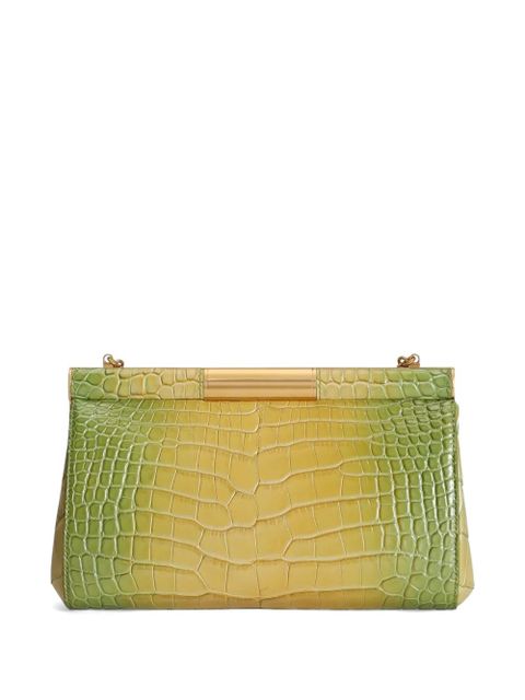 Dolce & Gabbana Marlene degradé alligator shoulder bag - Green - zdjęcie produktu nr 2