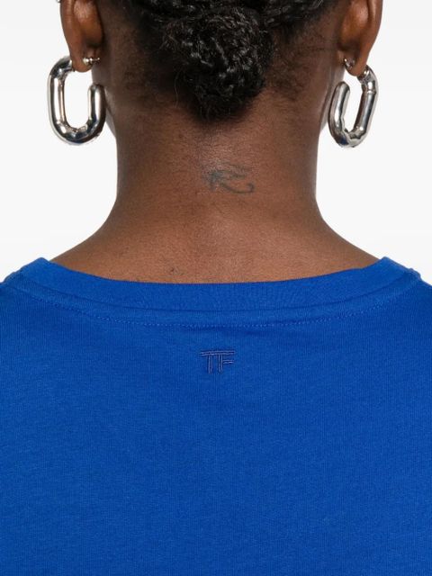 TOM FORD crew-neck T-shirt - Blue