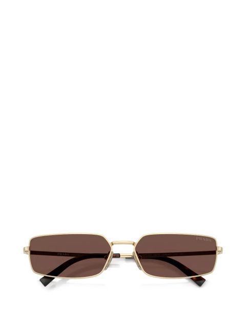 Prada Eyewear rectangular-frame sunglasses - Gold