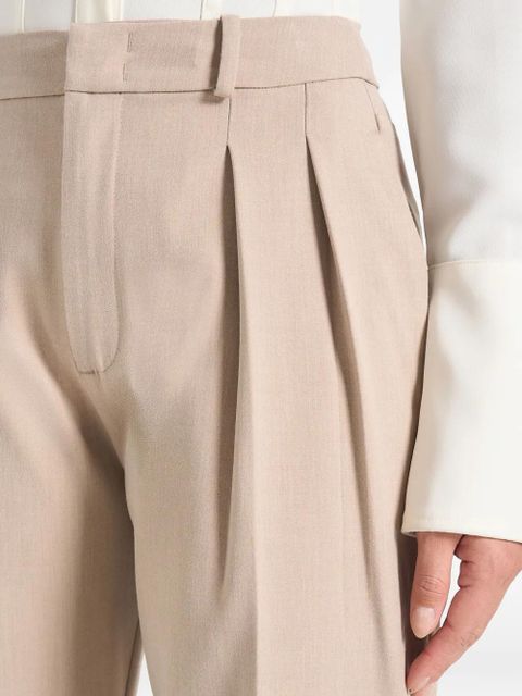 Manière De Voir Julie pleated trousers - Neutrals