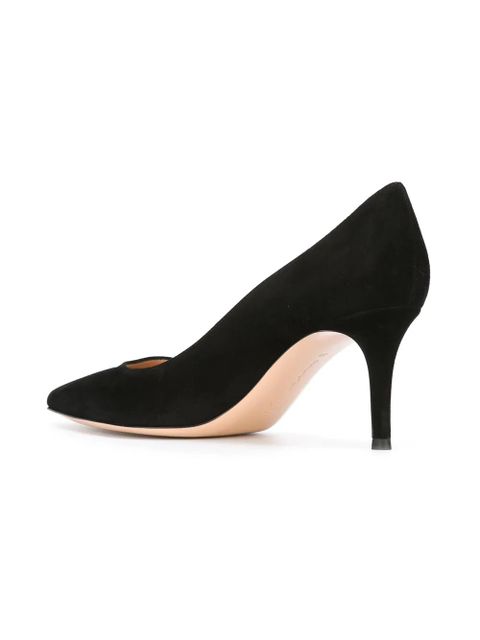 Gianvito Rossi Gianvito 70mm suede pumps - Black - zdjęcie produktu nr 2