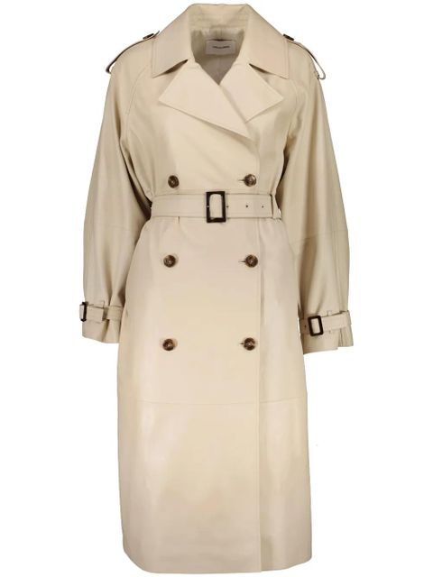 Yves Salomon lambskin trench coat - Neutrals - zdjęcie produktu nr 1