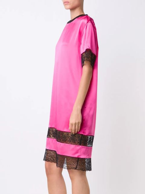 Givenchy lace panel T-shirt dress - Pink