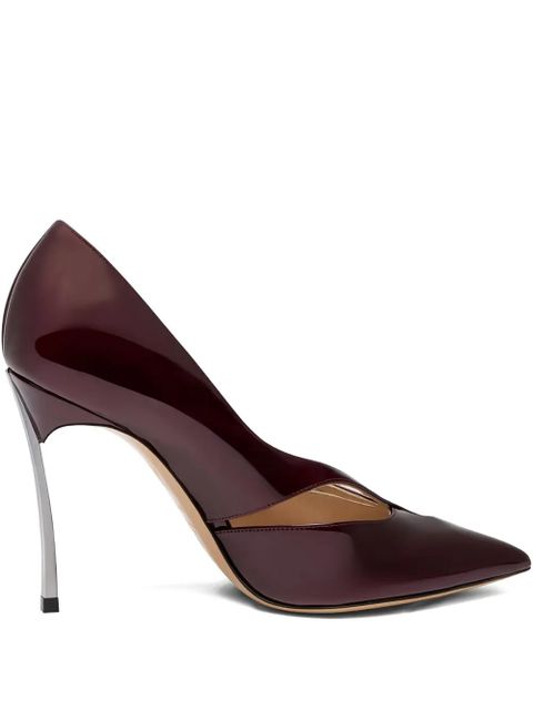 Casadei 100mm Blade Pantera cut-out heeled pumps - Brown - zdjęcie produktu nr 1