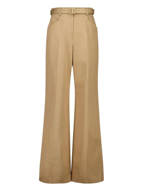 Gabriela Hearst belted wide-leg trousers - Neutrals - zdjęcie produktu nr 1