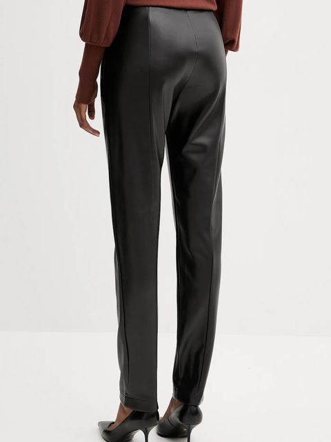 Silvian Heach legginsy MOYANO damskie kolor czarny gładkie GPA25514LE