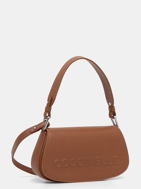 Coccinelle torebka skórzana kolor brązowy E5 QBB 52 01 01