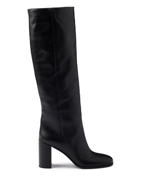 Prada triangle-logo boots - Black - zdjęcie produktu nr 1