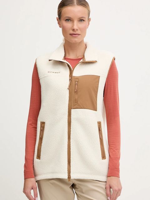 Mammut bezrękawnik outdoorowy Miracle kolor beżowy przejściowy 1014.05671