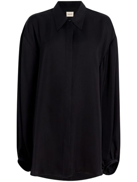 KHAITE The Bam shirt - Black - zdjęcie produktu nr 1