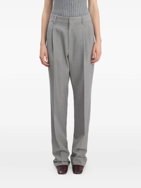 Victoria Beckham drop-waist straight-leg trousers - Grey - zdjęcie produktu nr 1