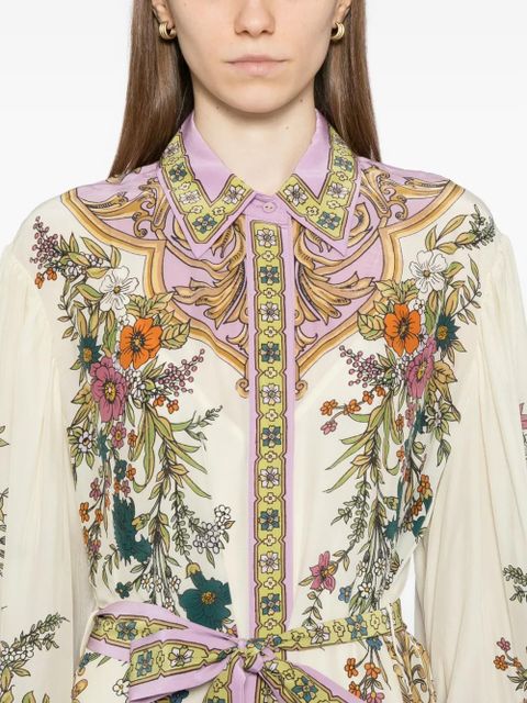 ALEMAIS Antoinette shirt-dress - Neutrals