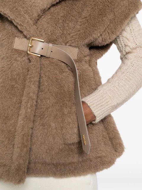 Max Mara belted Cappa jacket - Brown