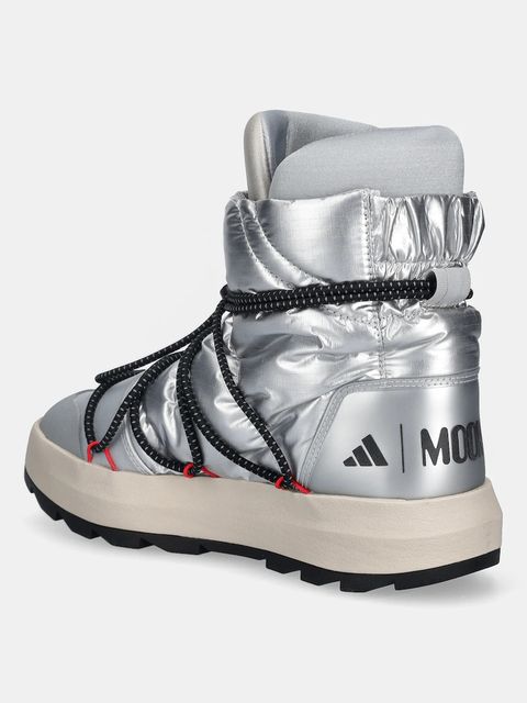 adidas śniegowce adidas x Moon Boot kolor srebrny JQ7849
