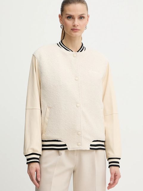 Guess kurtka DANIELLE kolor beżowy przejściowa W5BL27 W2392 - zdjęcie produktu nr 1