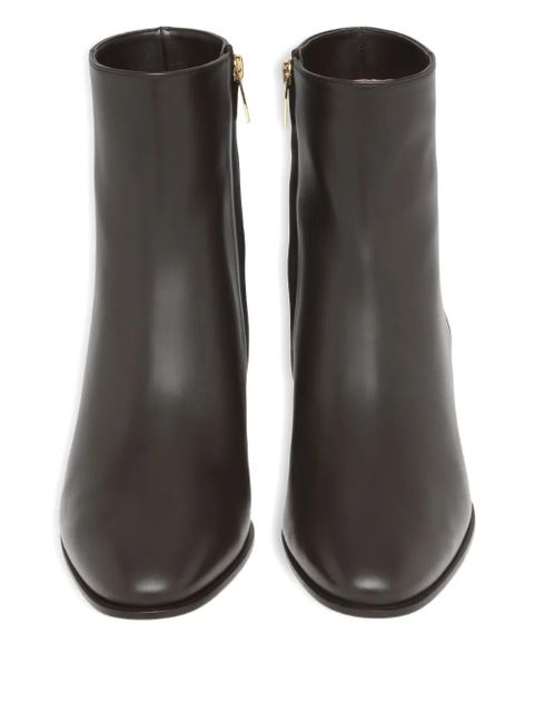 Gianvito Rossi zip-detail leather boots - Brown