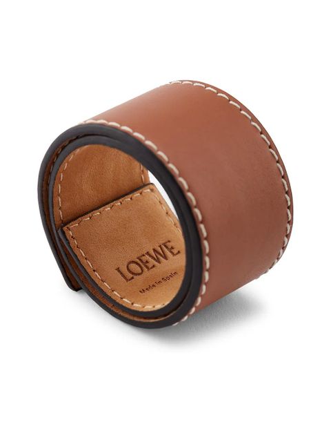 LOEWE Anagram slap wrap bracelet - Brown - zdjęcie produktu nr 2