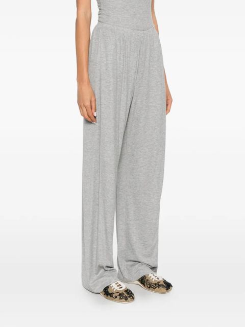 Nanushka Zoela ribbed barrel-leg trousers - Grey