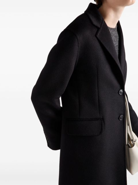 Prada single-breasted coat - Black
