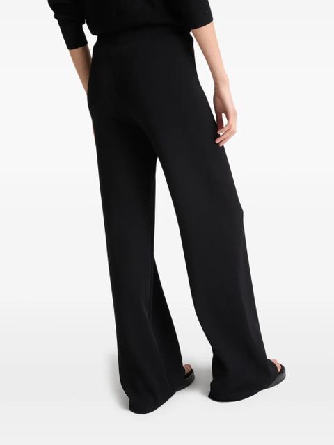 Yves Salomon knitted trousers - Black