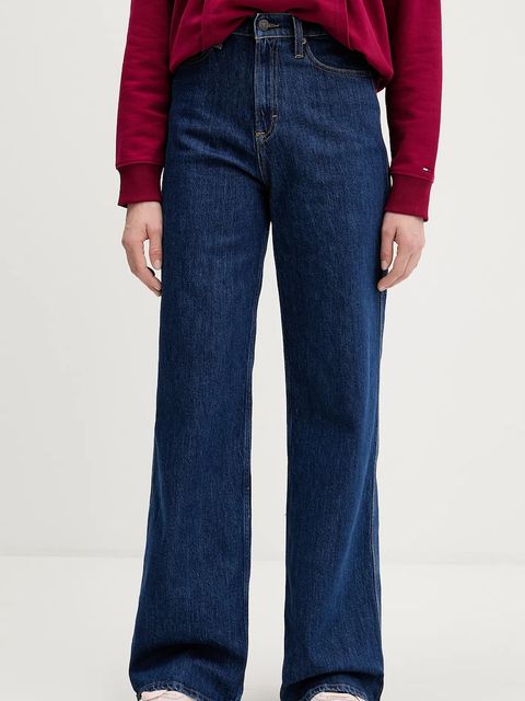 Tommy Jeans jeansy damskie kolor granatowy DW0DW22438 - zdjęcie produktu nr 1