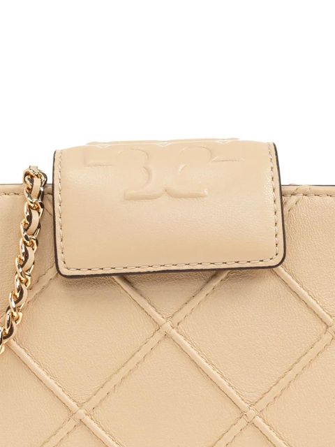 Tory Burch Fleming clutch bag - Neutrals