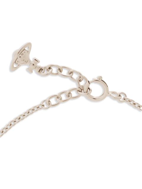 Vivienne Westwood recycled silver Orb crystal bracelet
