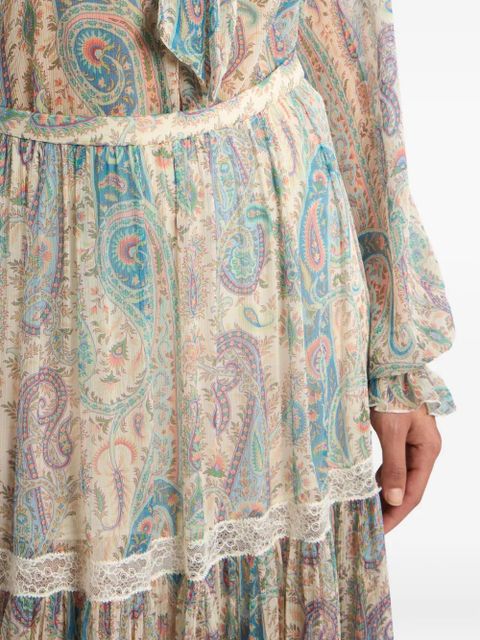 ETRO paisley-print maxi skirt - Neutrals