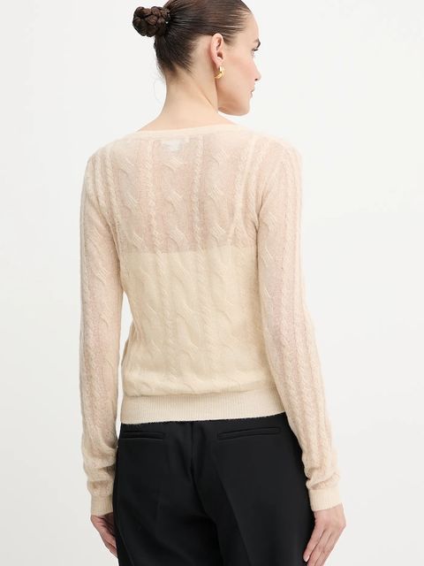 Guess sweter IZABELLA damski kolor beżowy lekki W5YR00 Z3HQ0 - zdjęcie produktu nr 2