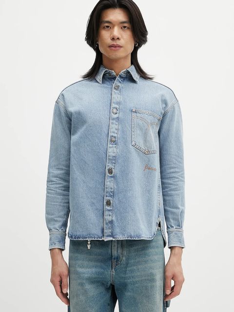 Fiorucci koszula jeansowa Open Back Embroidered Denim - zdjęcie produktu nr 1