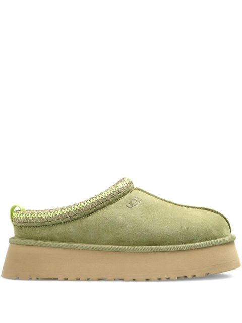 UGG Tazz II platform suede slippers - Green - zdjęcie produktu nr 1