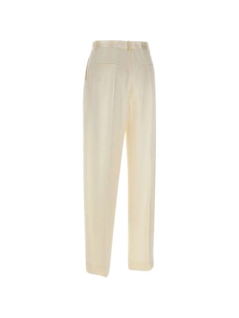 Victoria Beckham pleated trousers - Neutrals