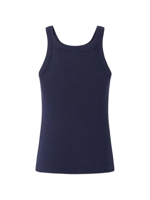 PINKO sleeveless ribbed top - Blue - zdjęcie produktu nr 2