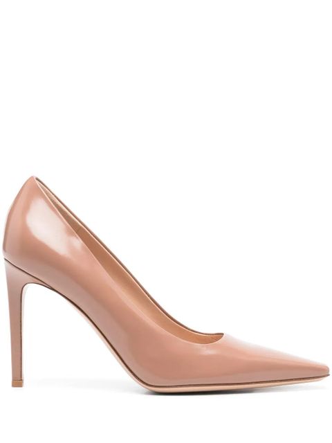 Gianvito Rossi 95mm Lindsay pumps - Brown - zdjęcie produktu nr 1
