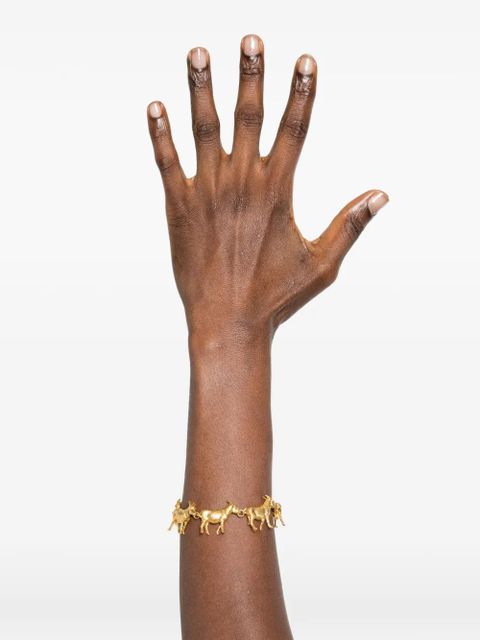 Jacquemus Anes animal-pendant bracelet - Gold - zdjęcie produktu nr 2
