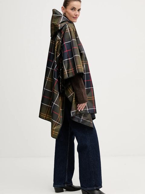 Barbour poncho kolor zielony przejściowa UAC0214