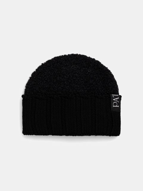 Patou czapka z wełną kolor czarny AC1068077 - zdjęcie produktu nr 1