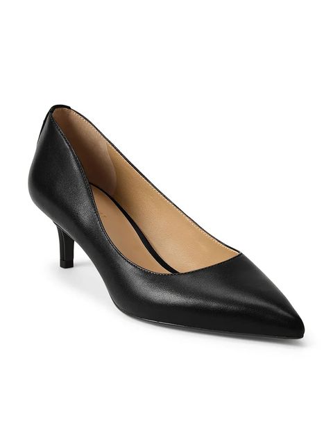 Lauren Ralph Lauren szpilki skórzane Adrienne - zdjęcie produktu nr 1