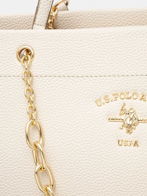 U.S. Polo Assn. torebka Stanford kolor beżowy BEUSS6369WVP