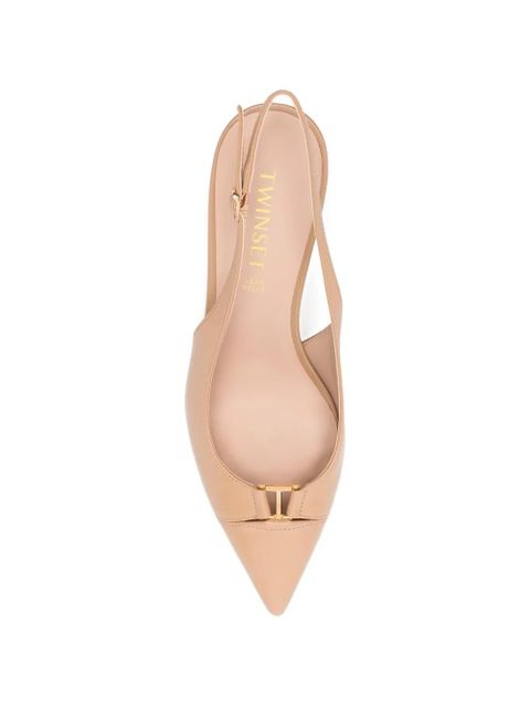 TWINSET buckle-detail pumps - Neutrals