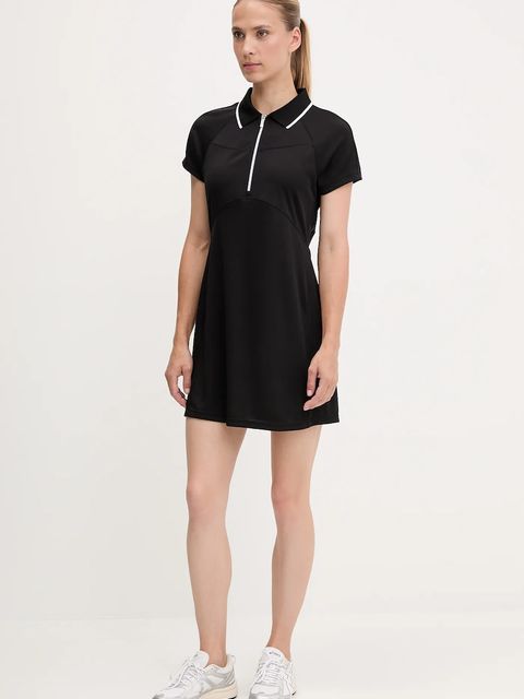 Dkny sukienka kolor czarny mini rozkloszowana DP5D4903