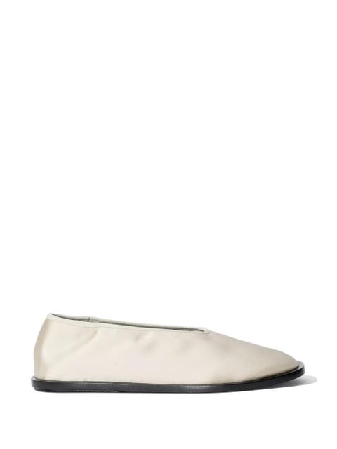 Proenza Schouler square-toe leather mules - White - zdjęcie produktu nr 1