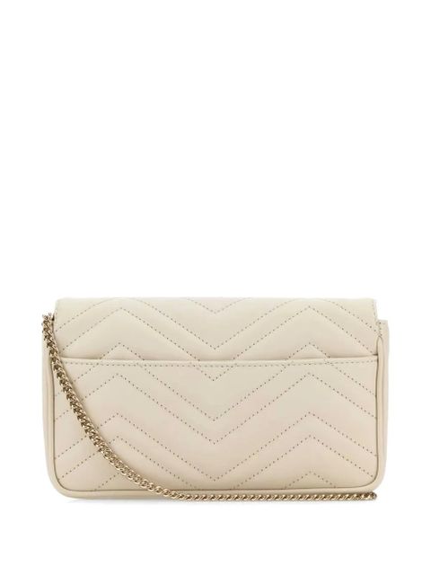 Gucci gg marmont leather shoulder bag - Neutrals - zdjęcie produktu nr 2