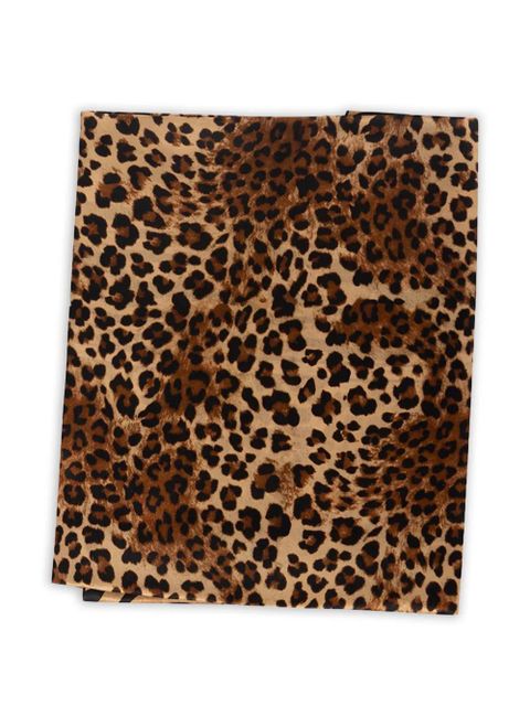 MC2 Saint Barth leopard-print scarf - Brown - zdjęcie produktu nr 1