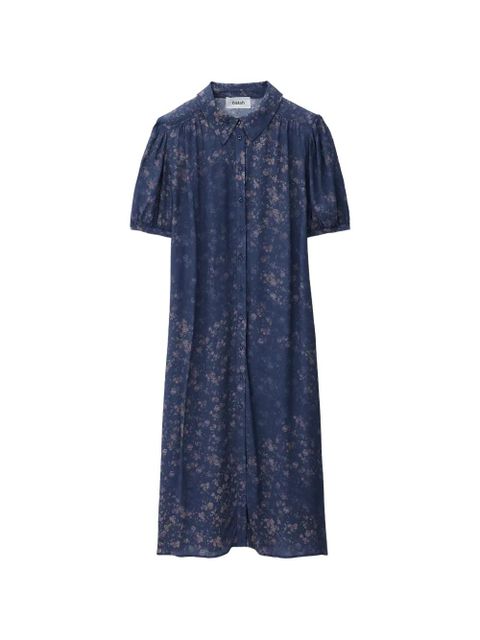 Ba&Sh Norma floral-print shirt dress - Blue - zdjęcie produktu nr 1