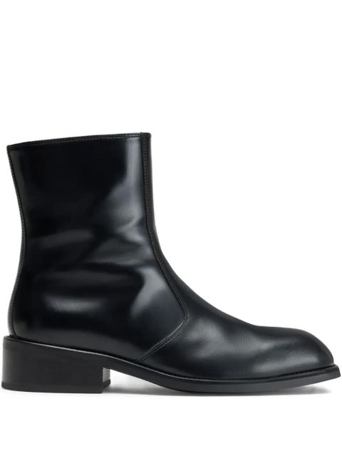 LEMAIRE square-toe boots - Black - zdjęcie produktu nr 1